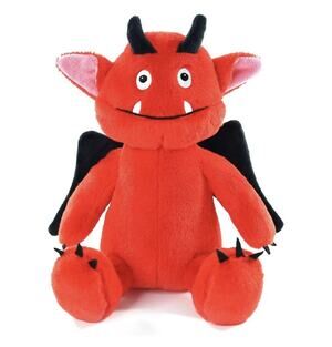 Red Monster Stuffed Animal Toy, Cute Plushies, Stuffed Bat Plush Gift for Kids,